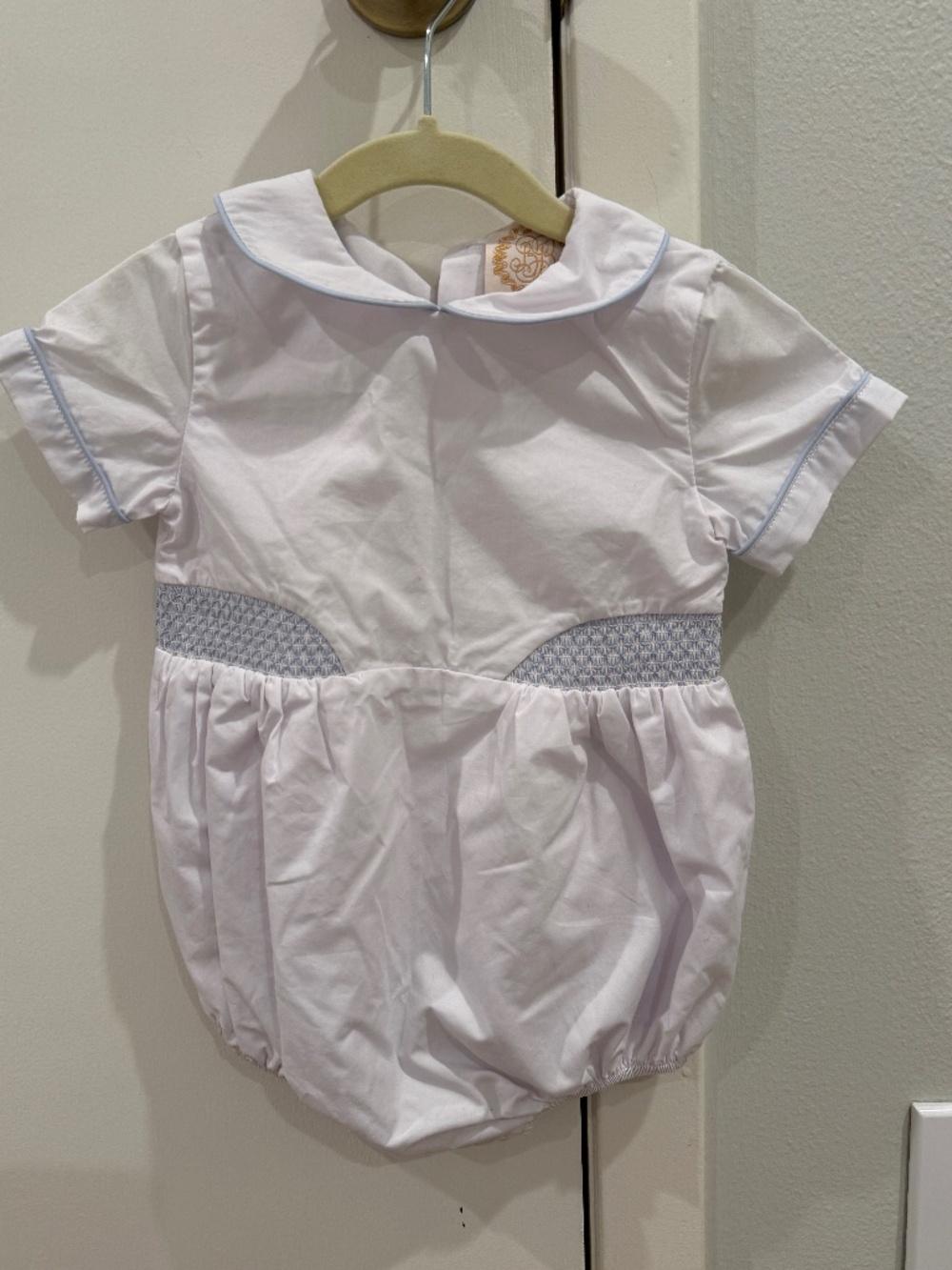 The Beaufort Bonnet Co Boys Smocked Bradford Bubble 18-24 mo
